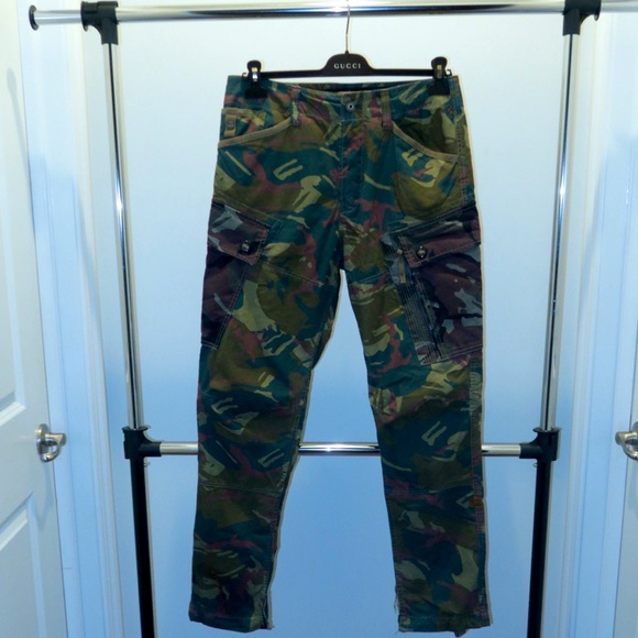 G-Star Men's Camouflage Cargo Pants